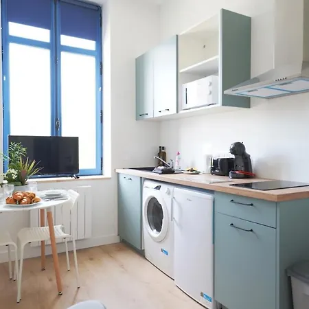 Apartment Centre - Jet D'eau - T2 L'aubraie